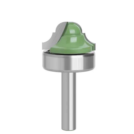 Lavie 8mm Shank Double Roman Ogee Edging Router Bit for Woodworking